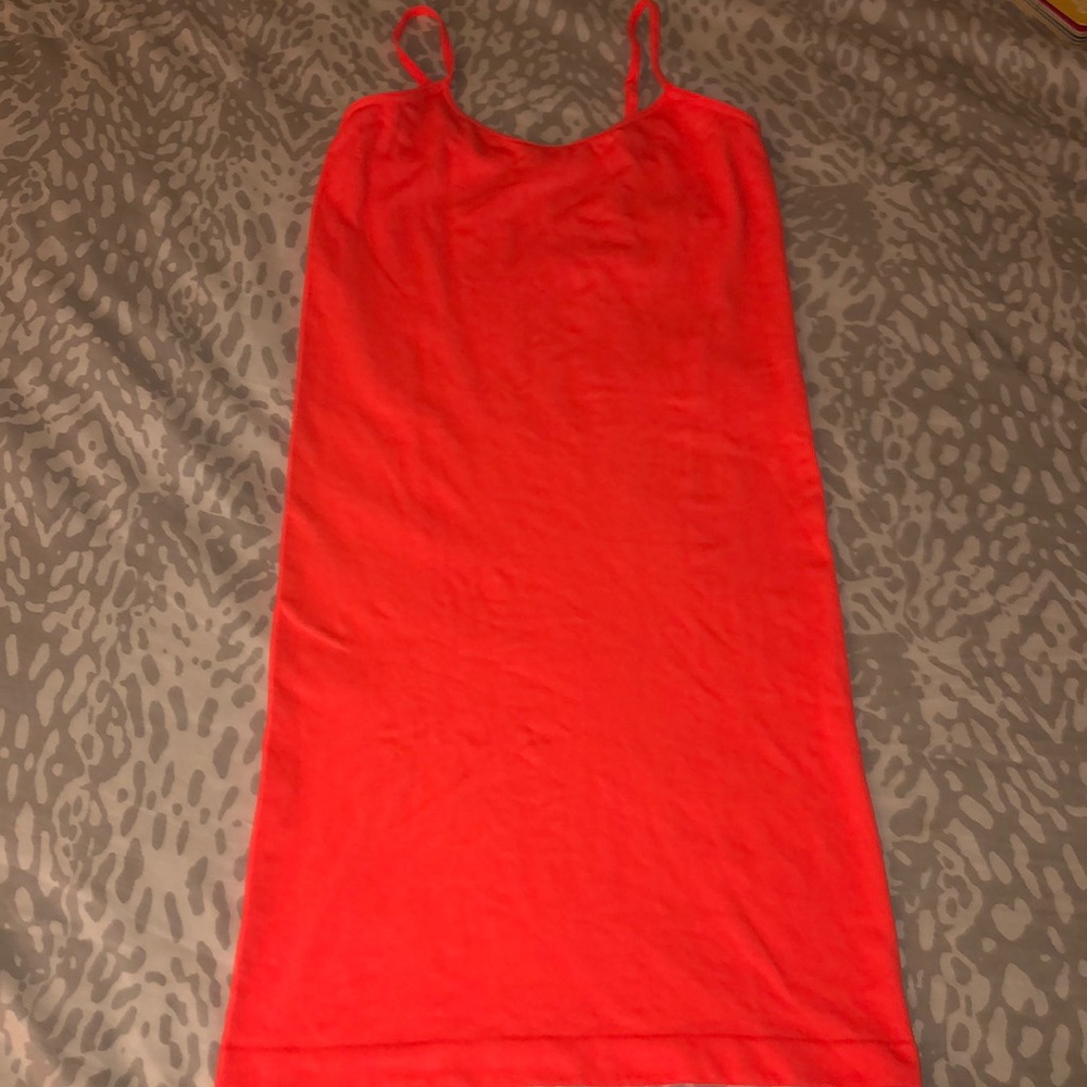 Orange osf mini Dress